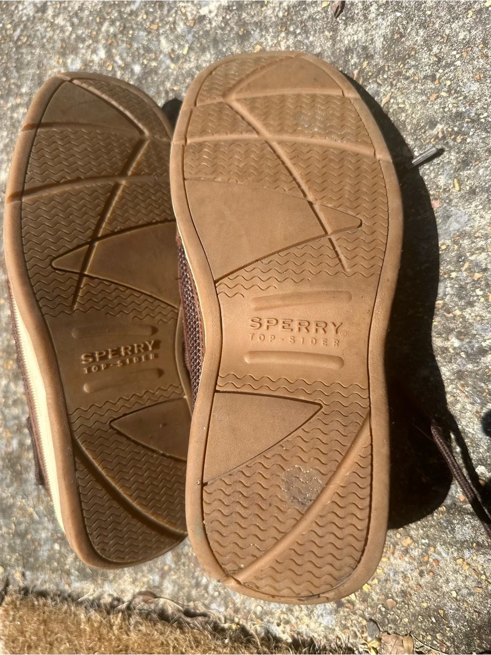Sperry Dark Brown Leather Slip-On Boat Shoe